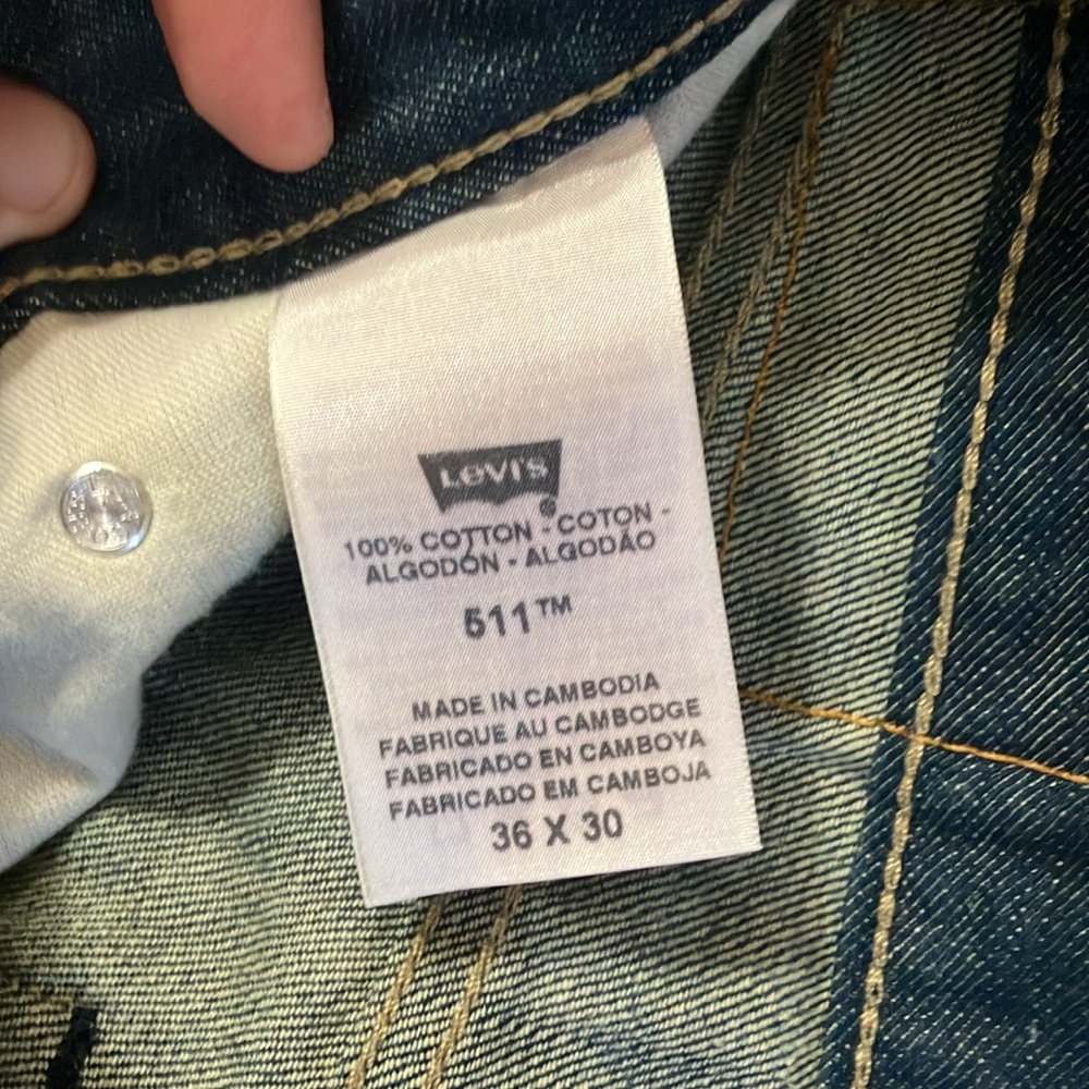 Levis 511 Slim Fit Men's Jeans - Picture 4 of 6